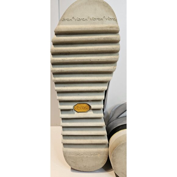 Timberland Euro Hiker Style Boot Grip Vibram Sole Grey Yellow Mens sz 8.5 A2HDW - Picture 15 of 15